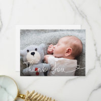 Baby Photo Birth Announcement Script Modern