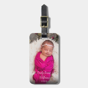 Baby Photo Luggage Tag