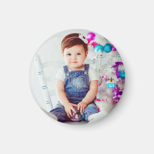 baby photo magnet