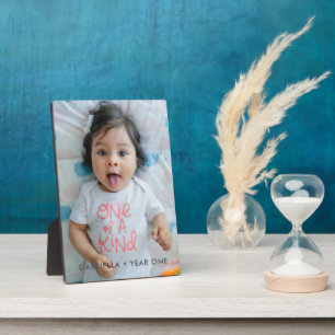 Baby Photo Turning One Plaque