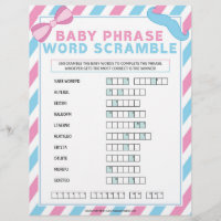 Baby Phrase Scramble [Gender Surprise]
