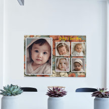 Baby Picture Frame, Photo Collage Keepsake