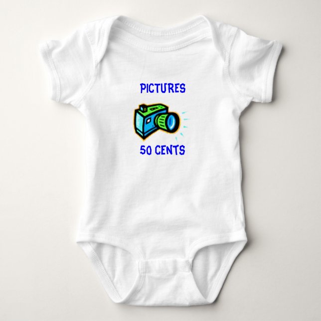 Baby Pictures T-Shirt Bodysuit (Front)