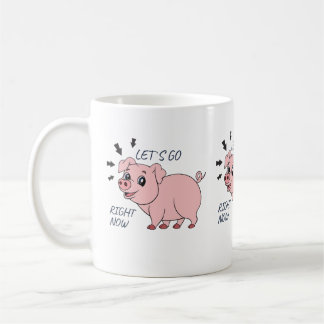 Baby pig coffee mug
