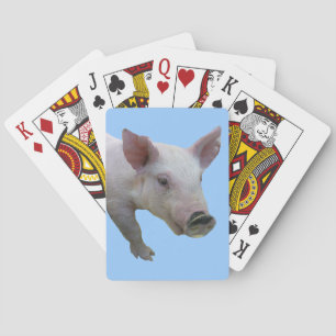 Baby Pig Playing Cards