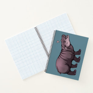 Baby Pigmy Hippo Notebook
