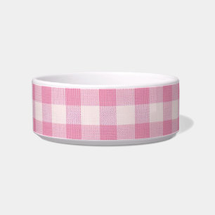Baby Pink Gingham Bowl