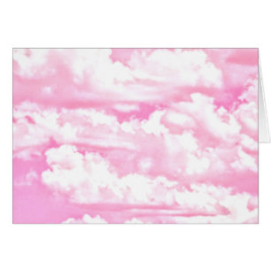 Baby Pink Happy Clouds Decor