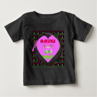 Baby Pink  Hearts Hakuna Matata Baby Kids Design.p