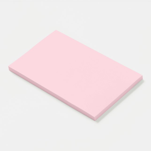 Baby Pink Pastel Solid Colour Post-it Notes (Angled)