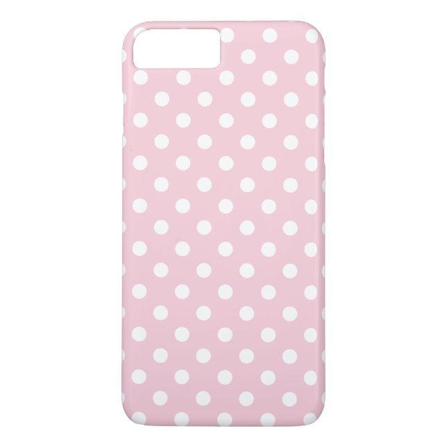 Baby Pink Polka Dot iPhone 7 Plus Case (Back)