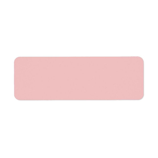Baby Pink Return Address Label (Front)