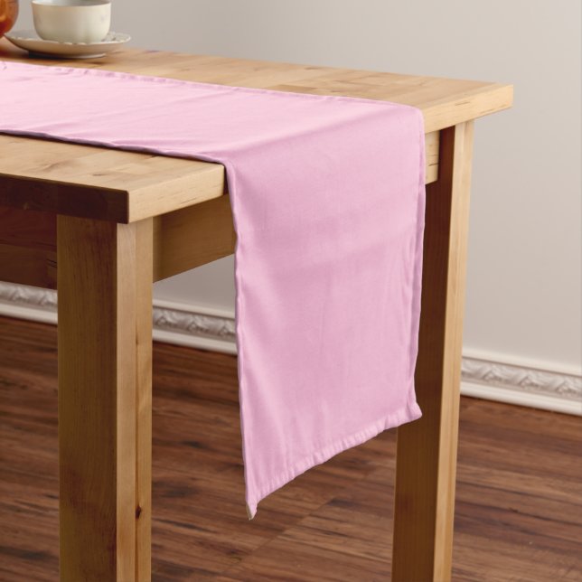 Baby Pink Short Table Runner (In Situ)