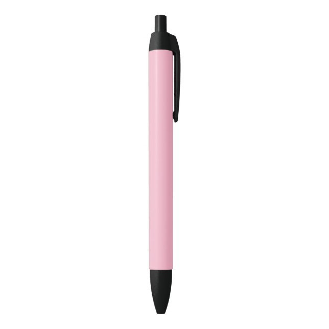 Baby pink solid colour black ink pen (Bottom (Vertical))