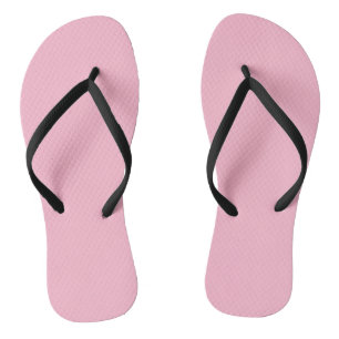 Baby pink solid colour jandals