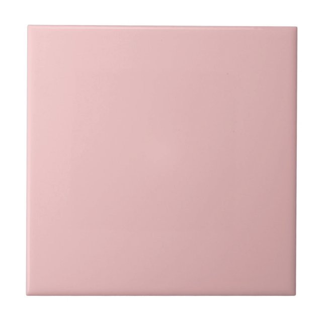 Baby Pink Solid Colour Tile (Front)