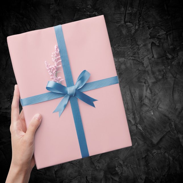 Baby Pink Solid Colour Wrapping Paper (Creator Uploaded)