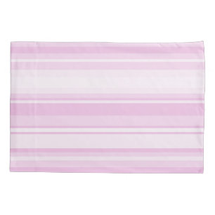 Baby pink stripes pillowcase