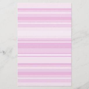 Baby pink stripes stationery