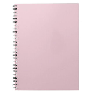 Baby PINK TEMPLATE easy add TEXT n PHOTO customise Spiral Notebook