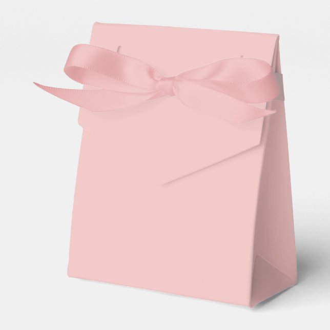 Baby Pink Tent Favour Box (Front Side)