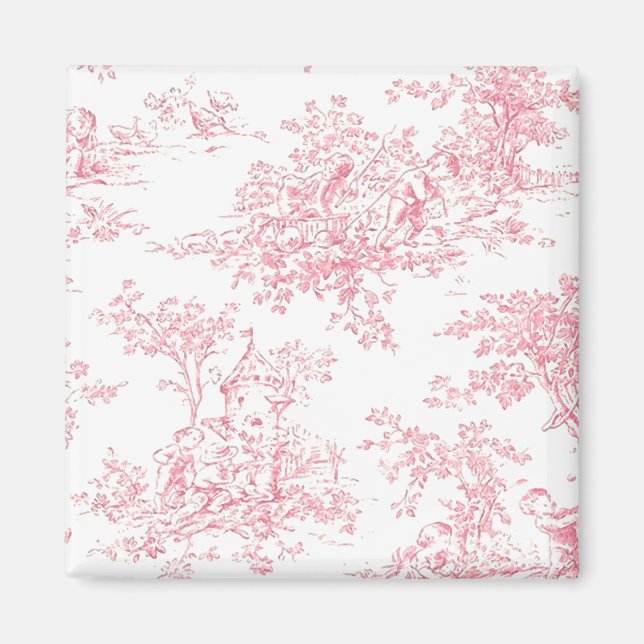 Baby Pink Toille magnet (Front)