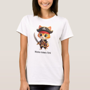 Baby Pirate Cat T-Shirt
