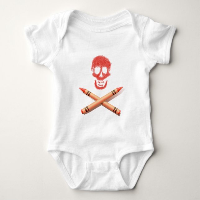 Baby Pirate T-shirt Bodysuit (Front)