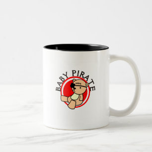 Baby Pirate T-shirts and Gifts Two-Tone Coffee Mug
