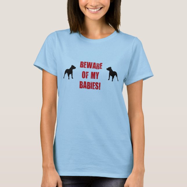 Baby Pitbulls T-Shirt (Front)