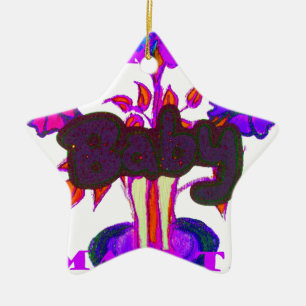 Baby plant Hakuna Matata gifts.png Ceramic Tree Decoration