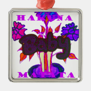 Baby plant Hakuna Matata gifts.png Metal Tree Decoration