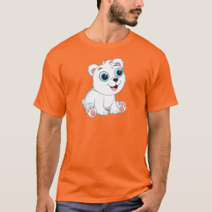 Baby Polar Bear Cartoon T-Shirt
