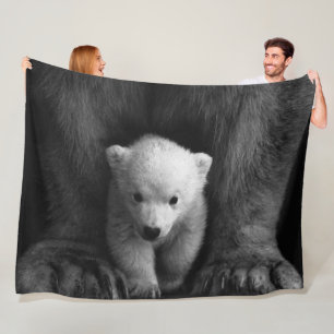 BABY POLAR BEAR FLEECE BLANKET