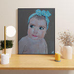 Baby Portrait Painting by Alfred Fox Canvas Print<br><div class="desc">Canvas Print of Baby Portrait Painting by Alfred Fox.</div>