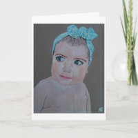 Baby Portrait Painting by Alfred Fox