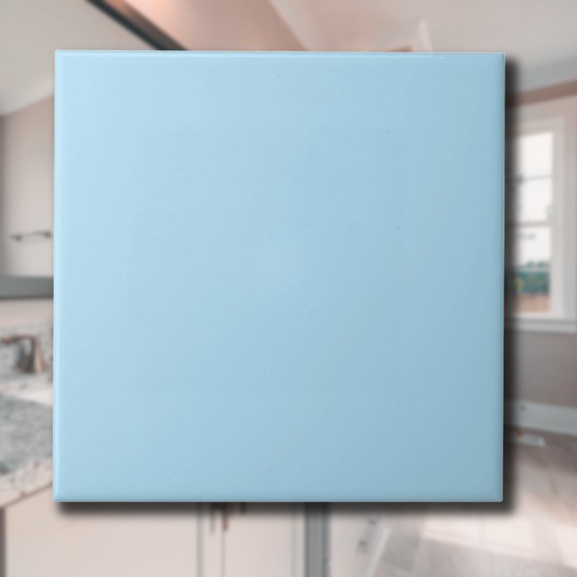 Baby Powder Blue Solid Colour | Classic Elegant Tile (Creator Uploaded)