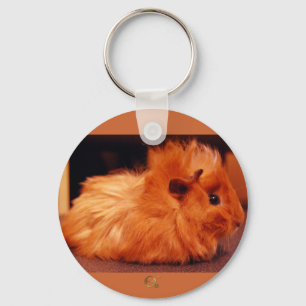 Baby Powder Puff - Guinea Pig Key Ring