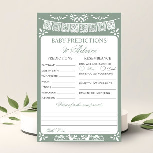 Baby Predictions and Advice Fiesta Baby Shower
