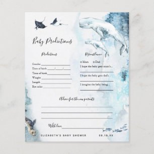 Baby Predictions Baby Shower Game