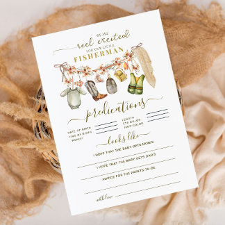 Baby Predictions Reel Excited Fishing Shower Game