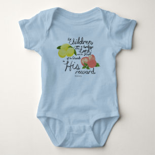 Baby Pretty Psalms 127:3 Blessing  Bodysuit