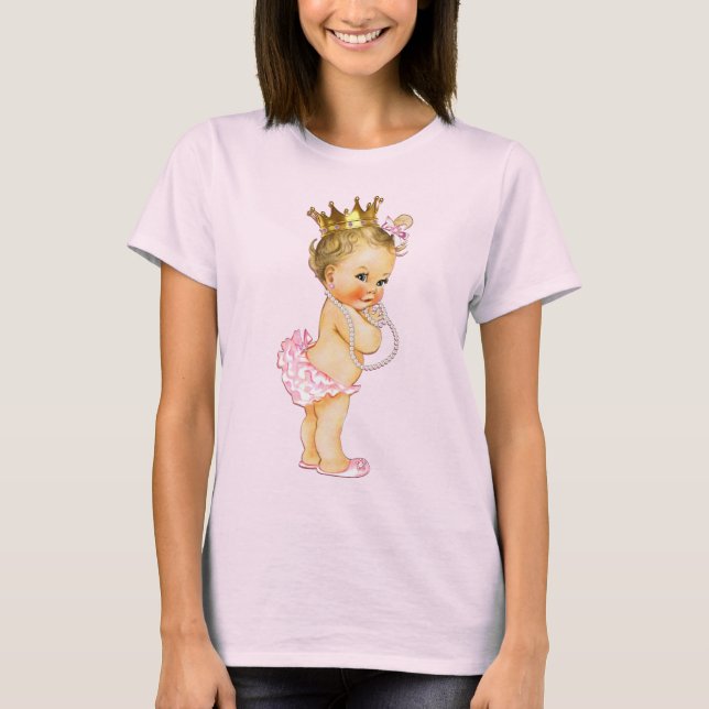 Baby Princess and Pearls T-Shirt (Front)