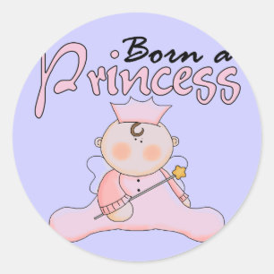 Baby  Princess Pink T-shirts and Gifts Classic Round Sticker