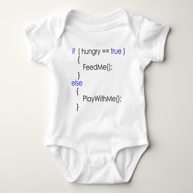 Baby Programming for Dummies Bodysuit (Front)