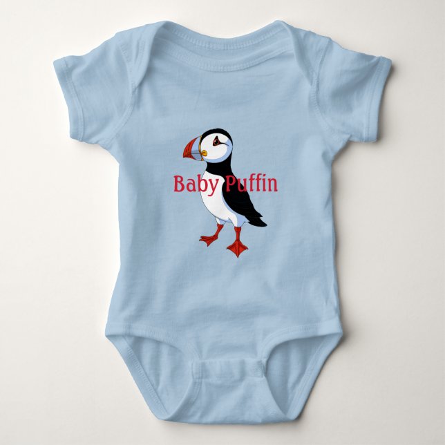 Baby Puffin Baby Bodysuit (Front)