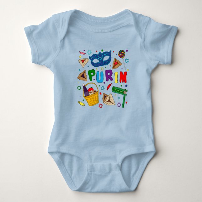 Baby Purim Costume Bodysuit (Front)