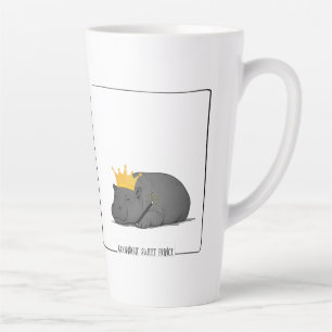 Baby Pygmy Hippo - Latte Mug 