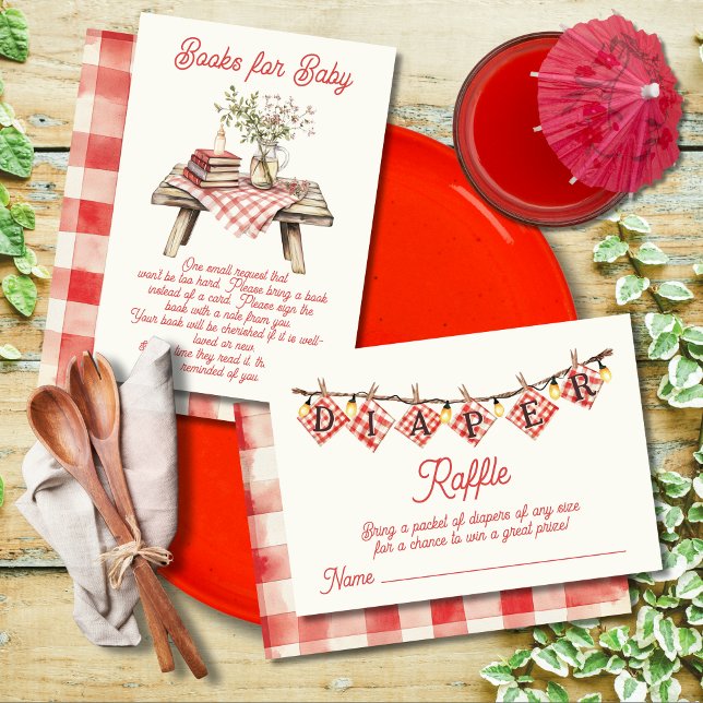 Baby-Q baby shower diaper raffle Invitation (Creator Uploaded)