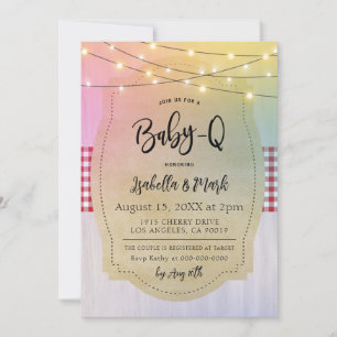 Baby-Q Barbecue Baby Shower Invitation